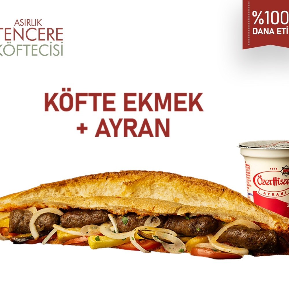 Yarım Ekmek Arası Köfte Menü