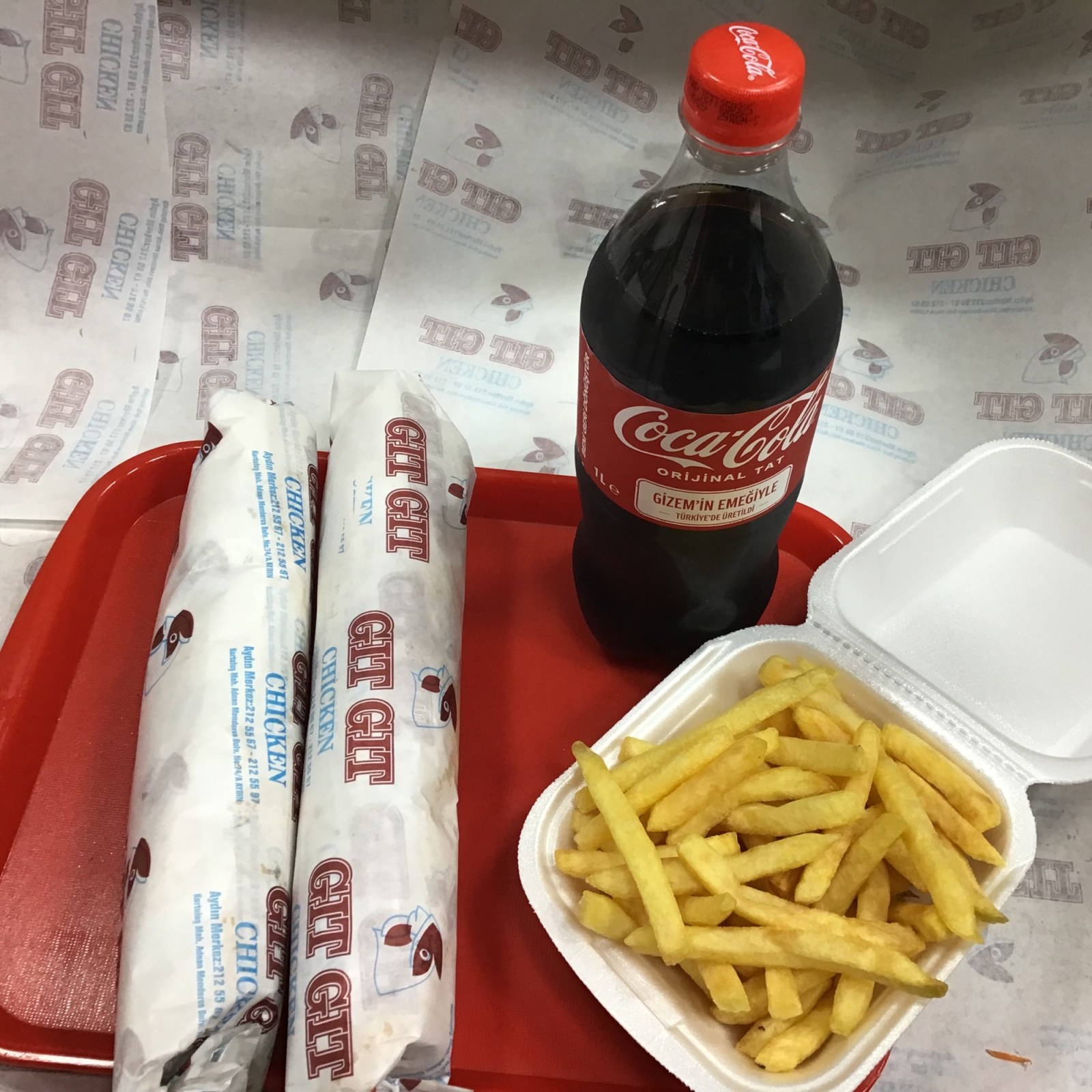 Gıt gıt Antakya usulü ikiz Dürüm Menü