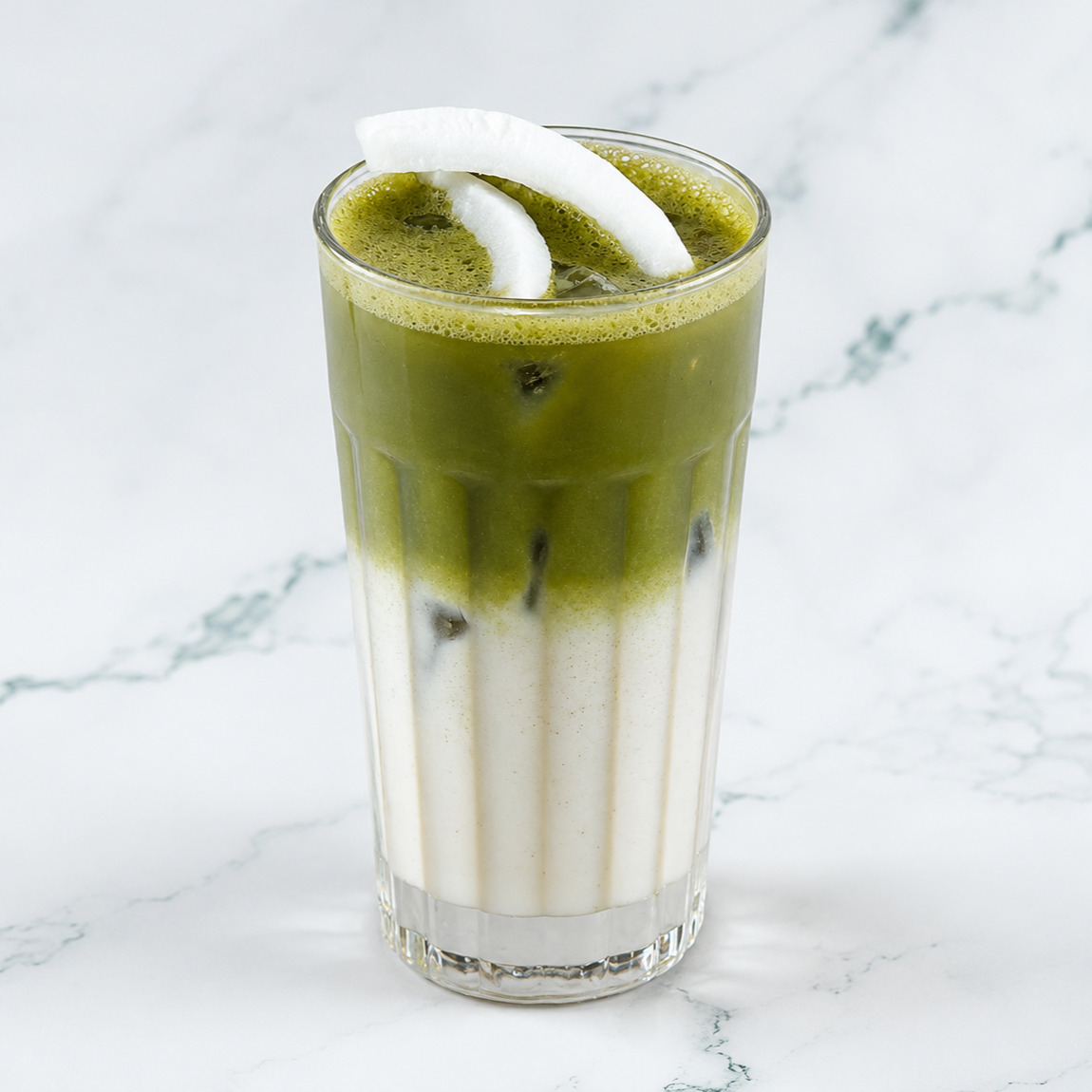Iced Coconut Matcha Latte