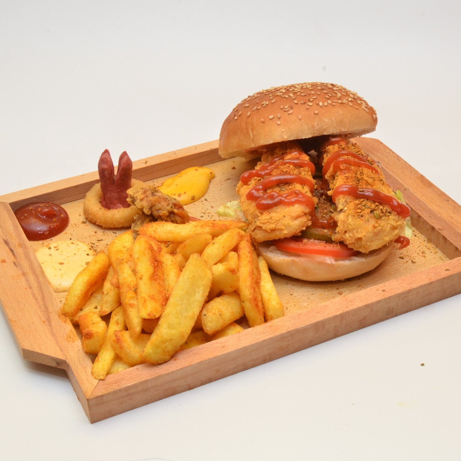 Hot F & M Burger