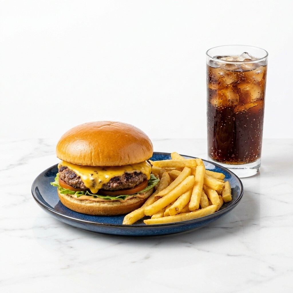Cheeseburger Menü