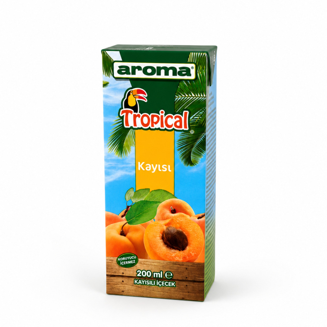 Aroma Meyve Suyu Kayısı (200 Ml)