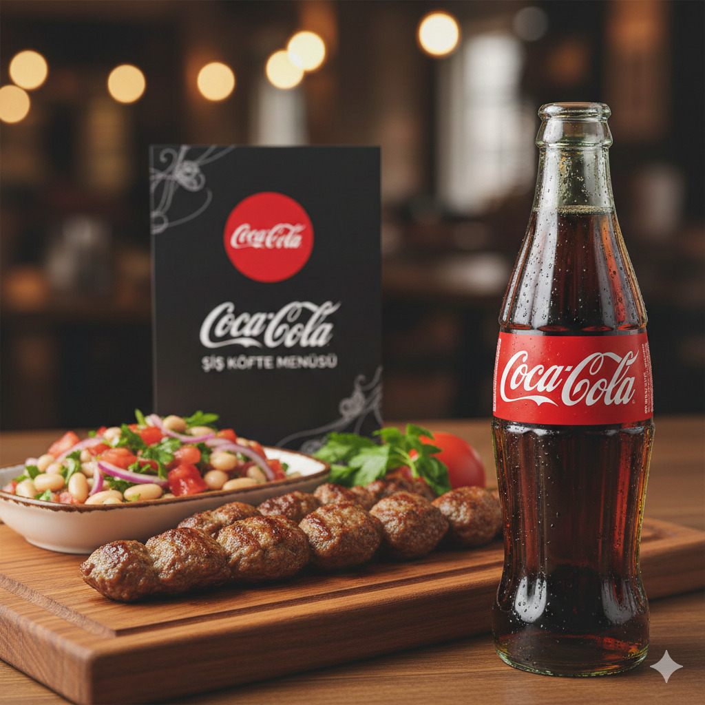 Şiş Köfte Piyaz Coca-Cola Menüsü
