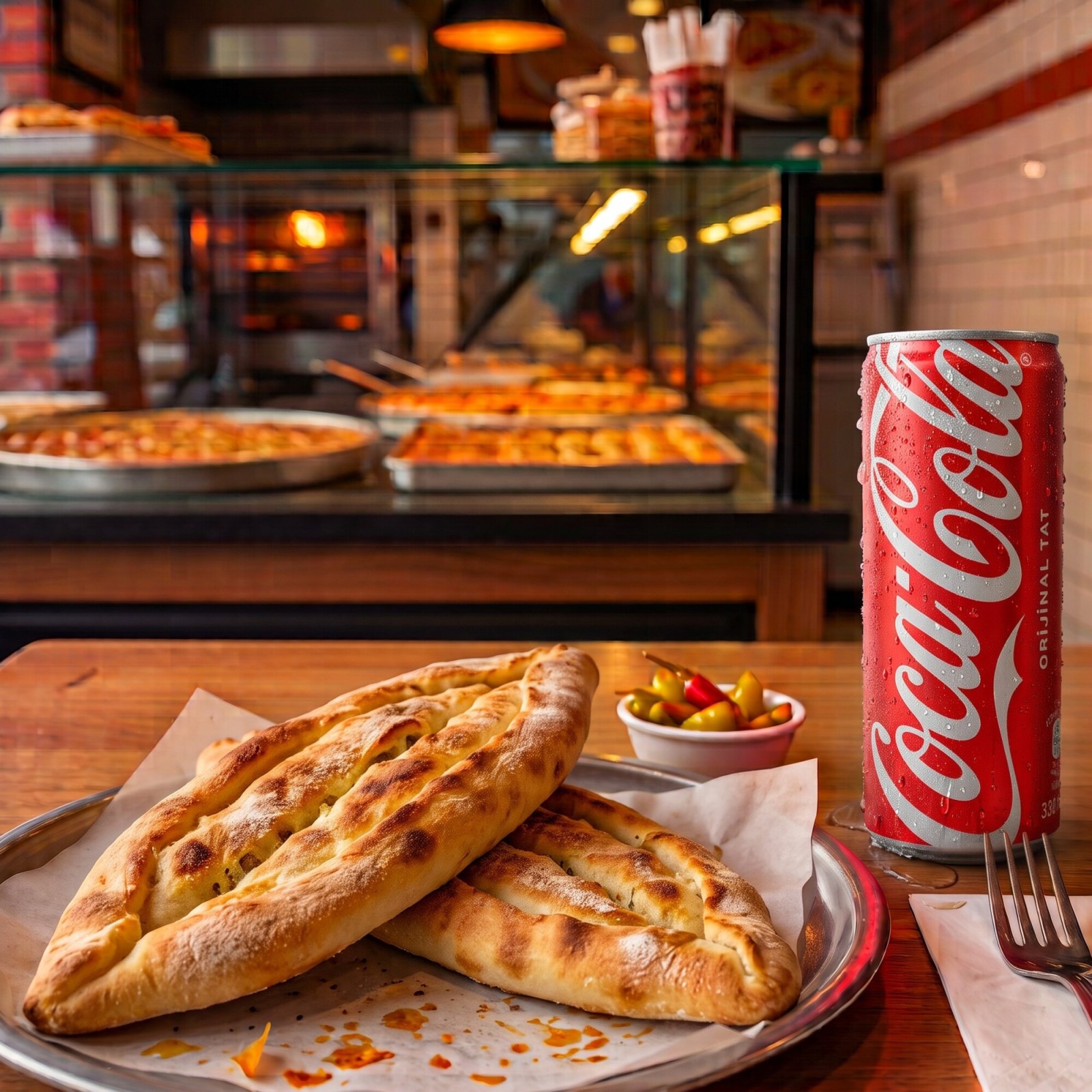 2 Kır Pidesi + Coca-Cola 330 ml