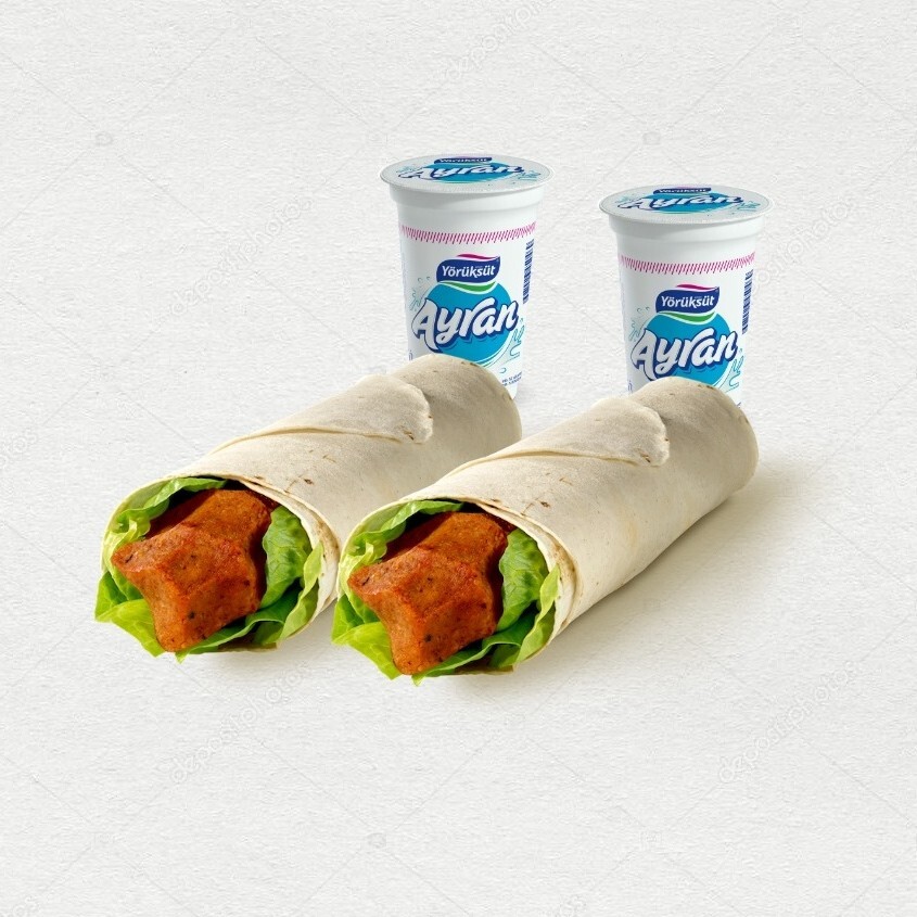 2 Dürüm + 2 Küçük Ayran (2*170 gr)