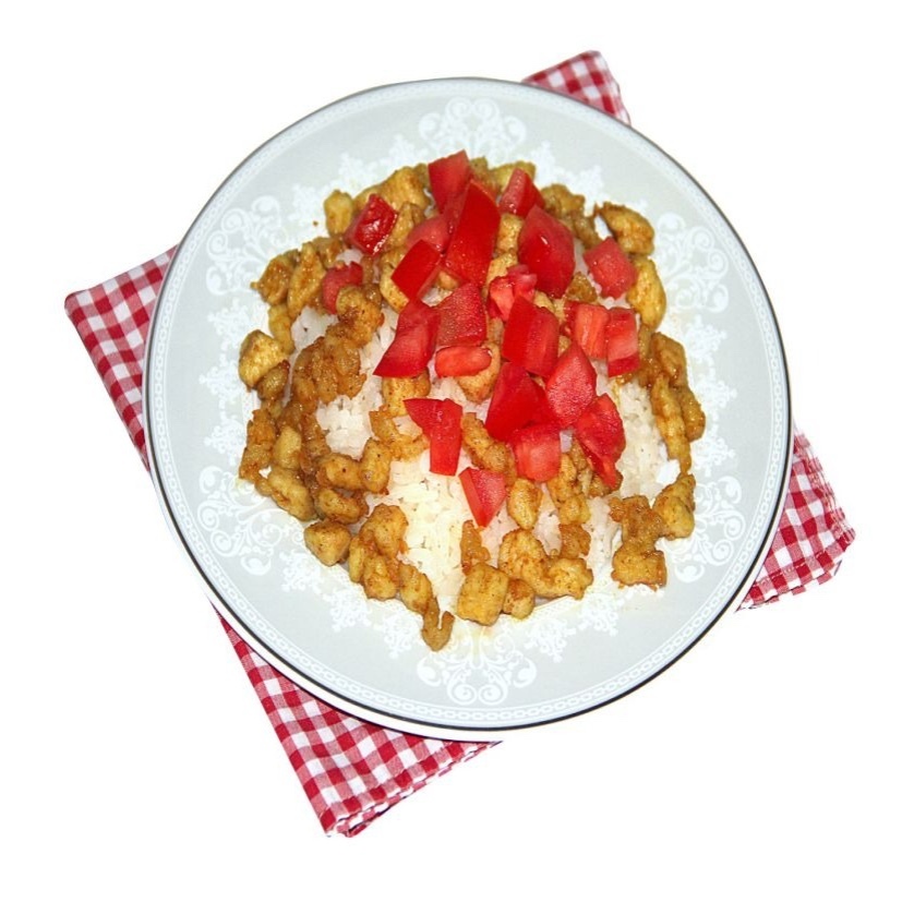 Köri Soslu Tavuklu Pilav