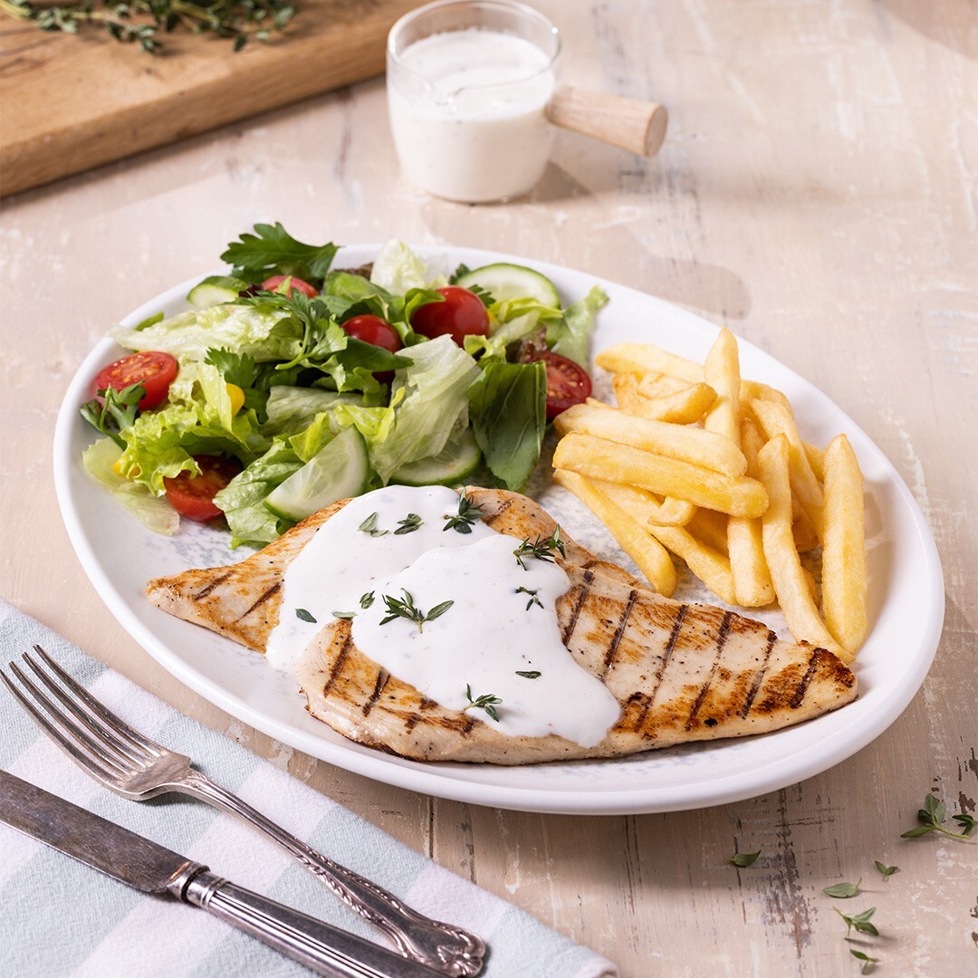 Dağ Kekikli Kremalı Tavuk
