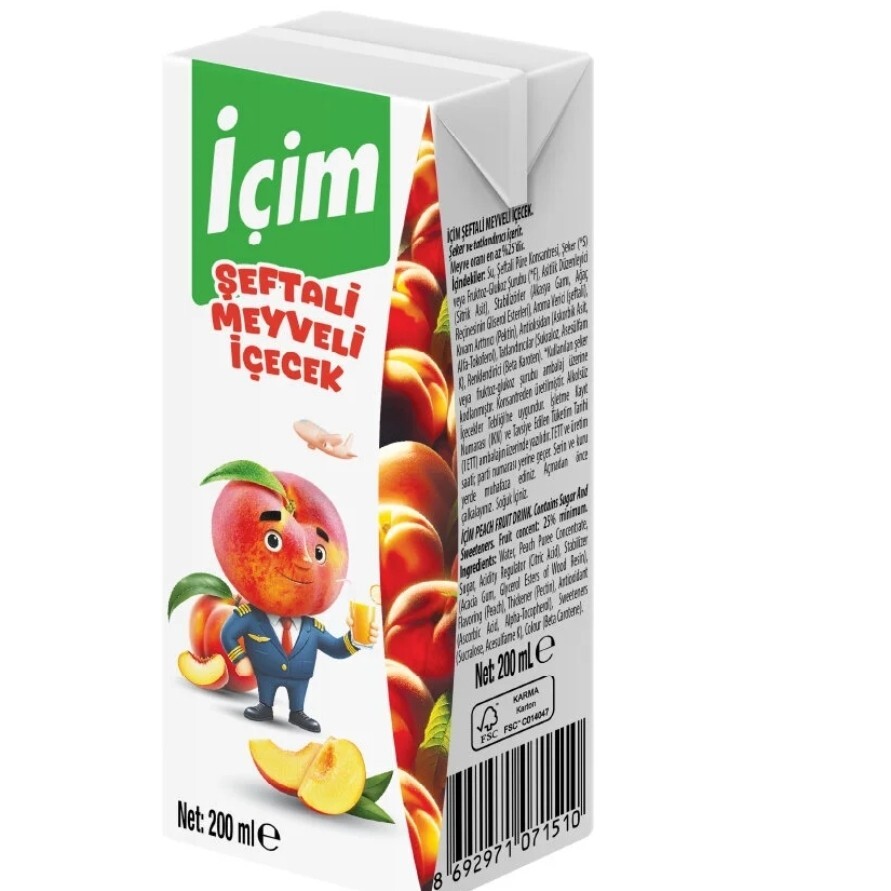 Şeftali 200 ml