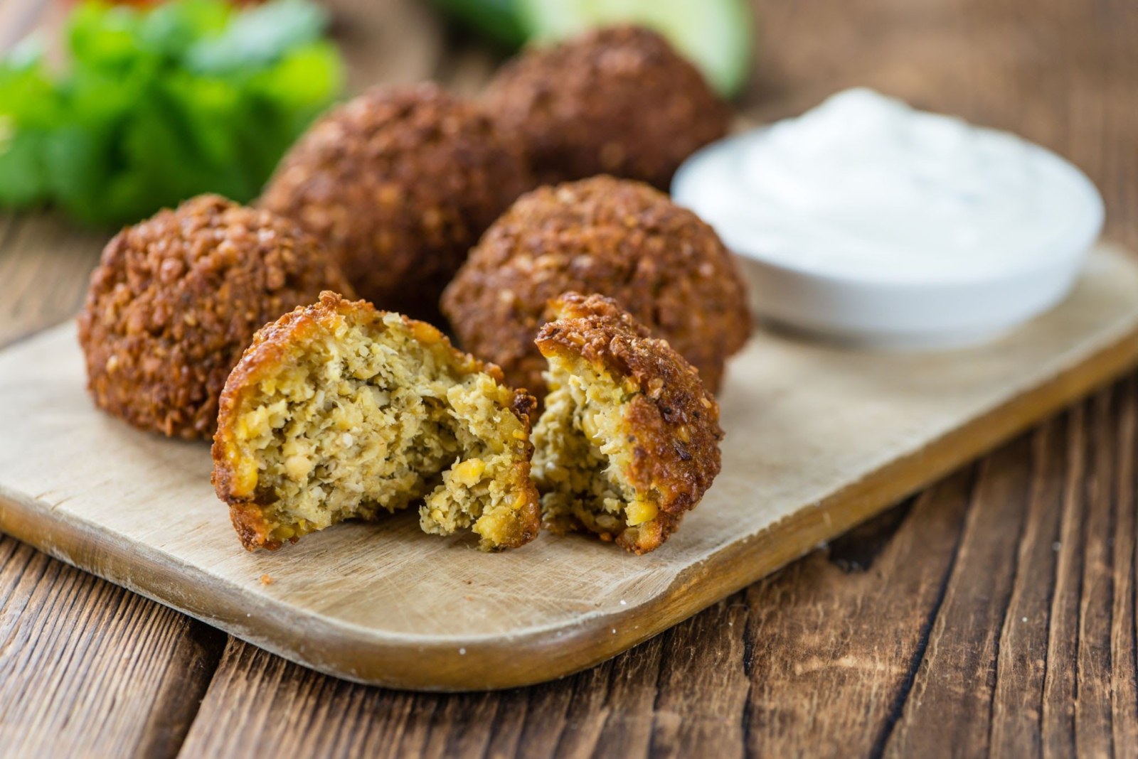 Falafel Dünya Mutfağından Dışı Çıtır İçi Yumuşacık Vegan Köfte
