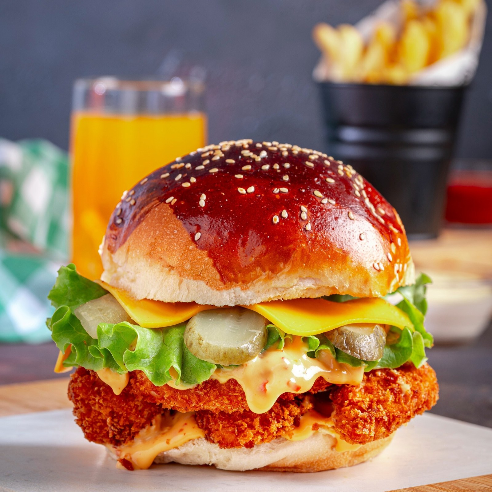 Çıtır Tavuk Burger
