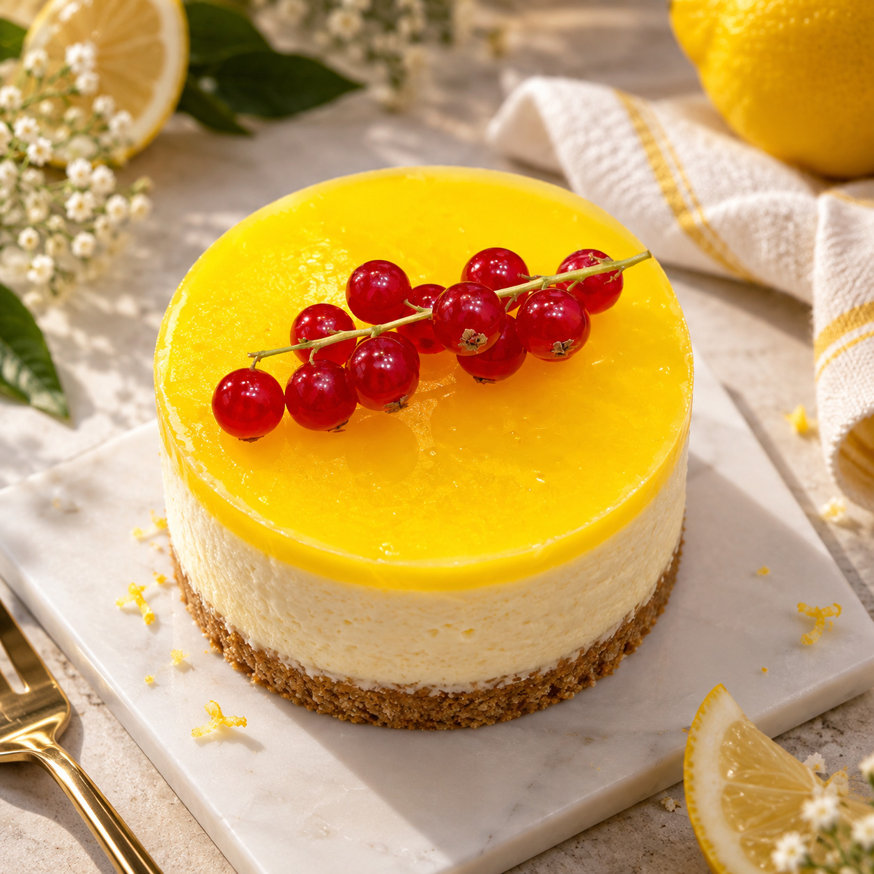 Limonlu Cheesecake Tek Pasta