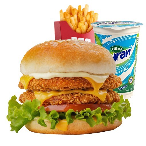 Eqo Burger Menü Double (Tavuk)