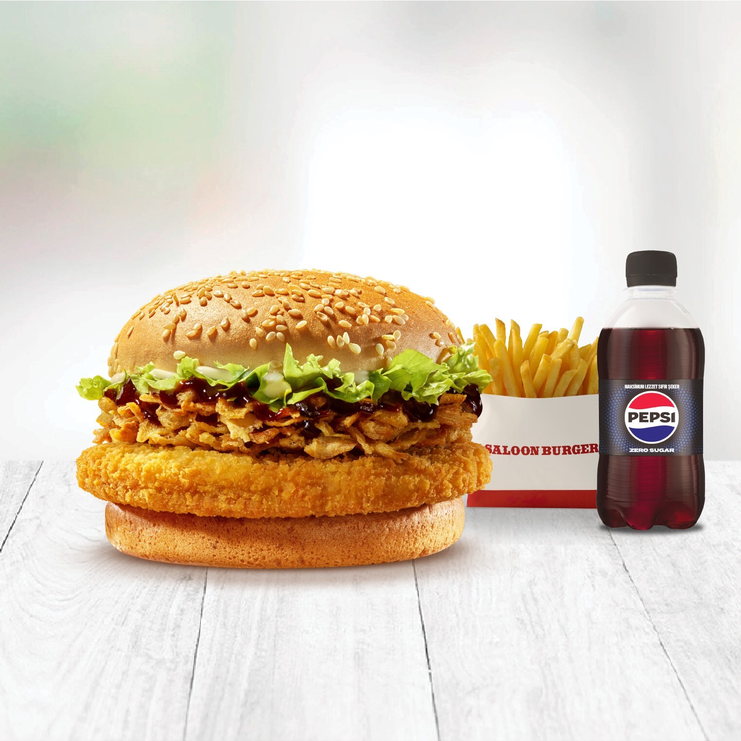 Çıtır Soğanlı Chicken Burger Menü