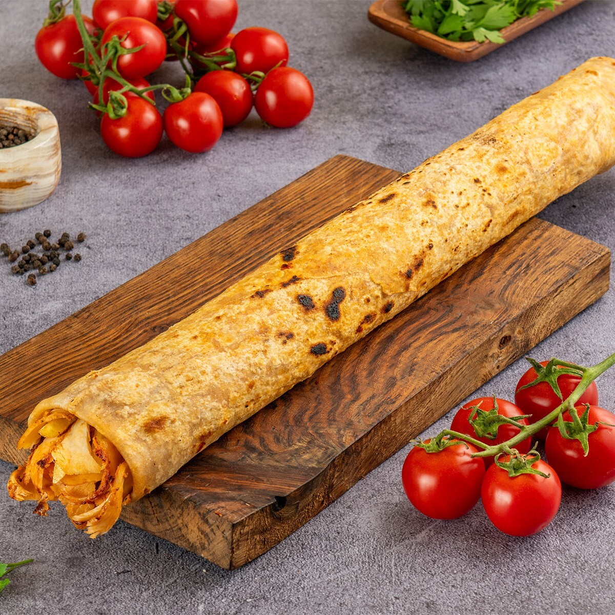 Soslu Tavuk Döner Dürüm (100 gr.)
