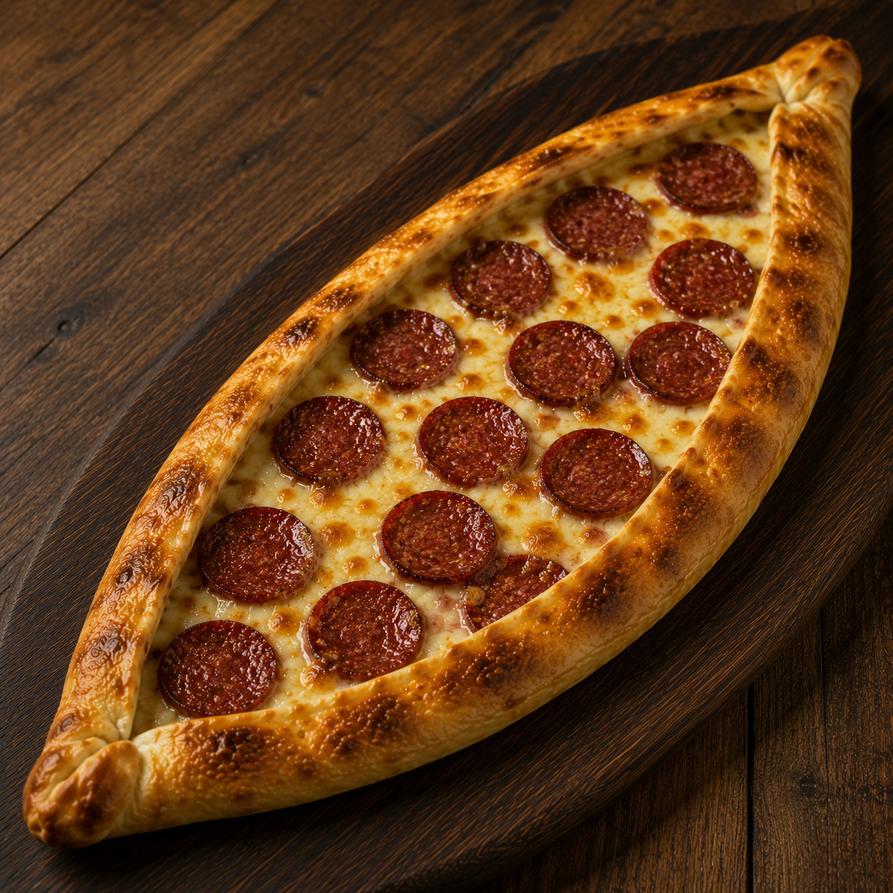 Sucuklu Kaşarlı Pide