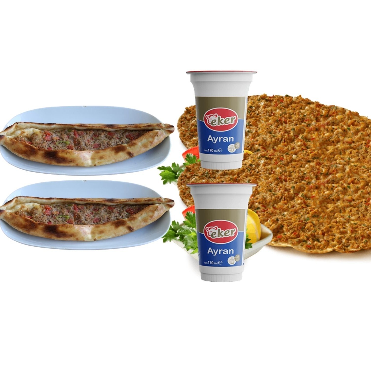 2'li Kıymalı Cantık & 2'li Lahmacun Menü