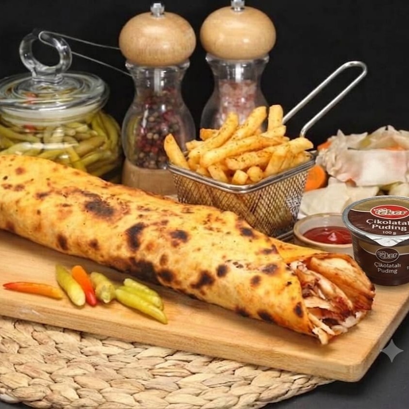 Xlarge Şavurma Zerzevatlı Tavuk Döner Dürüm 150 Gram Menü