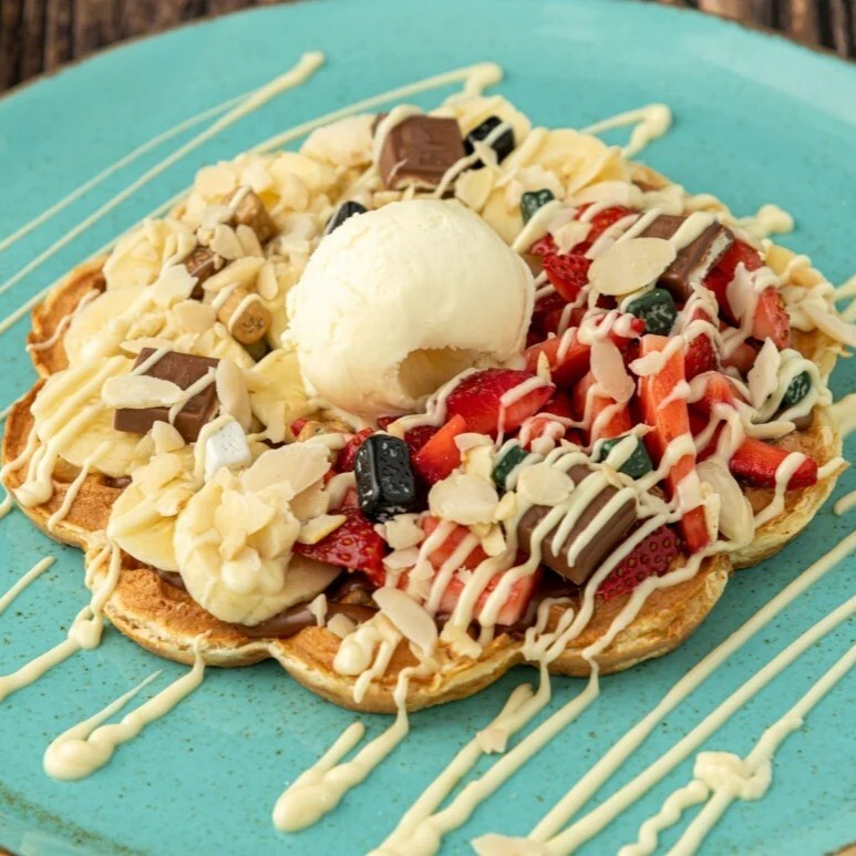 Açık Çiçek Waffle