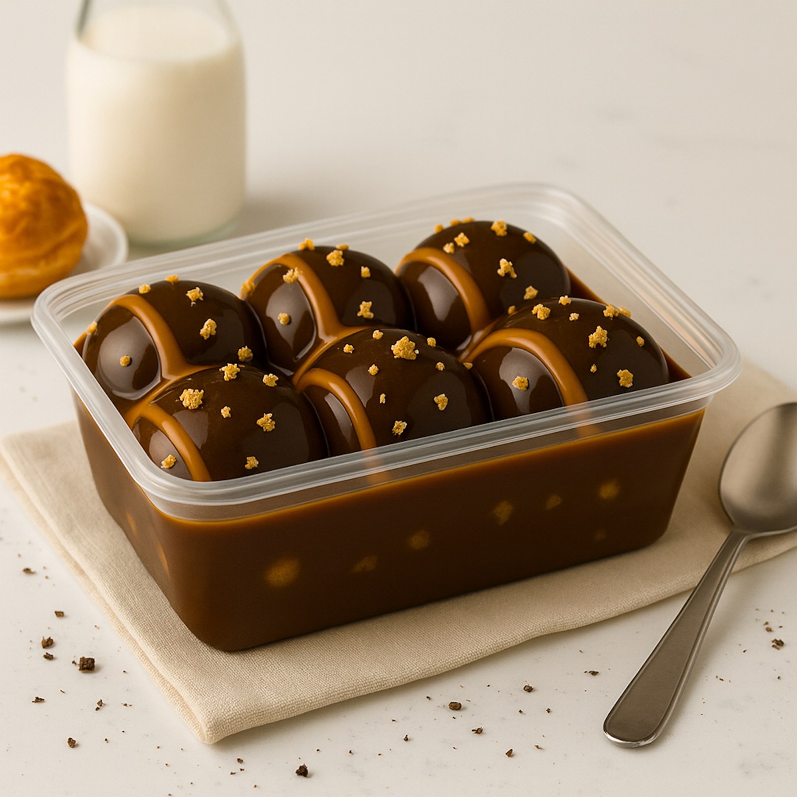 Karamelli & Soslu & Çıtır Kıtırlı Profiterol (600 gr.)