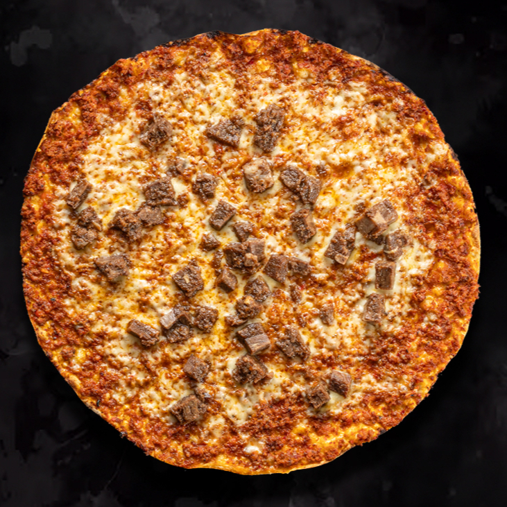 Kavurmalı Kaşarlı Lahmacun (Acılı)