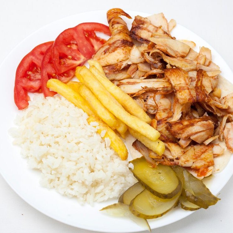 Pilav Üstü Tavuk Döner Porsiyon