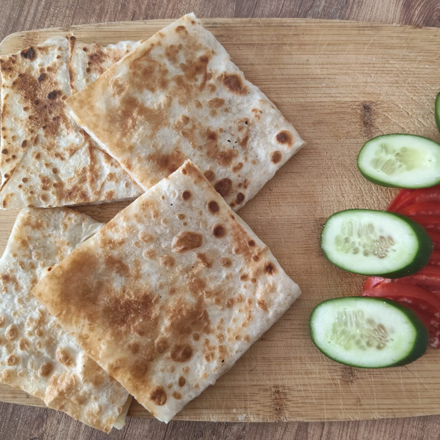 Kıymalı Kaşarlı Gözleme