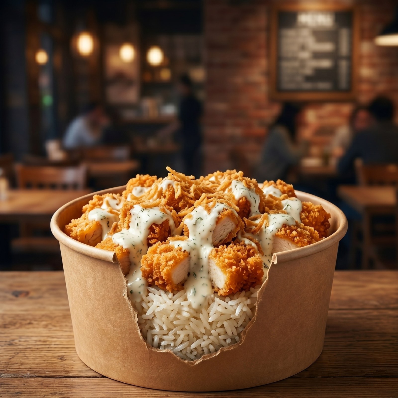Ranch & Çıtır Tavuk & Pirinç Pilavı
