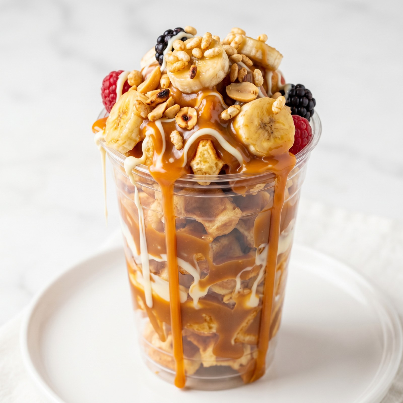 Karamelim Bardak Waffle