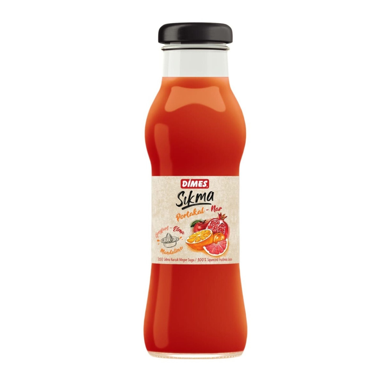 Dimes Sıkma Karışık Meyve Suyu 250 ml