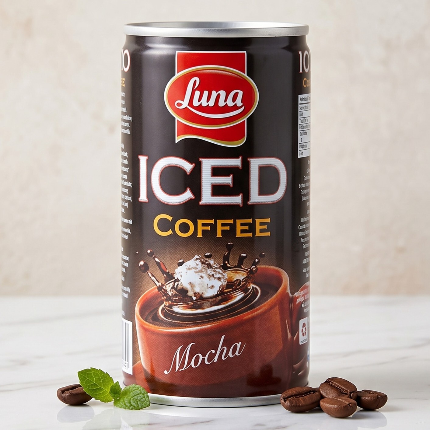 Luna Iced Coffee Mocha Aromalı Soğuk Kahve (195 Ml)