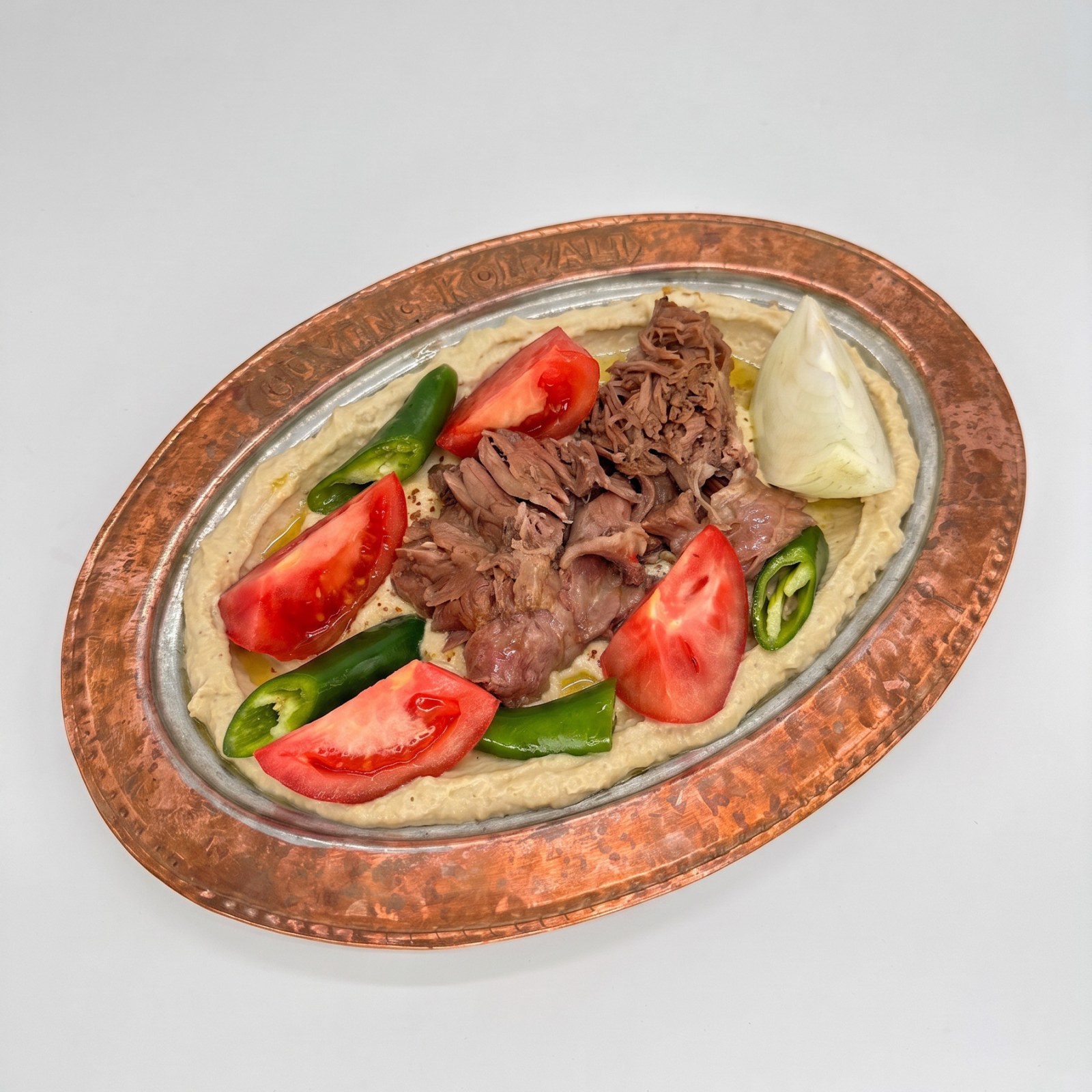 Humus Yatağında Fırın Kebabı 100 Gr