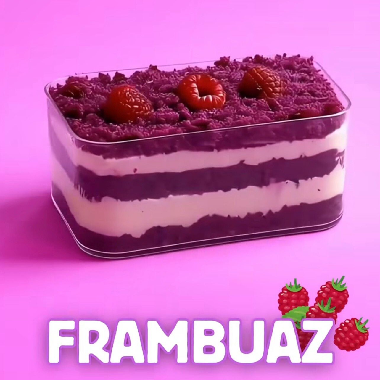 Frambuazlı Kase Yaş Pasta