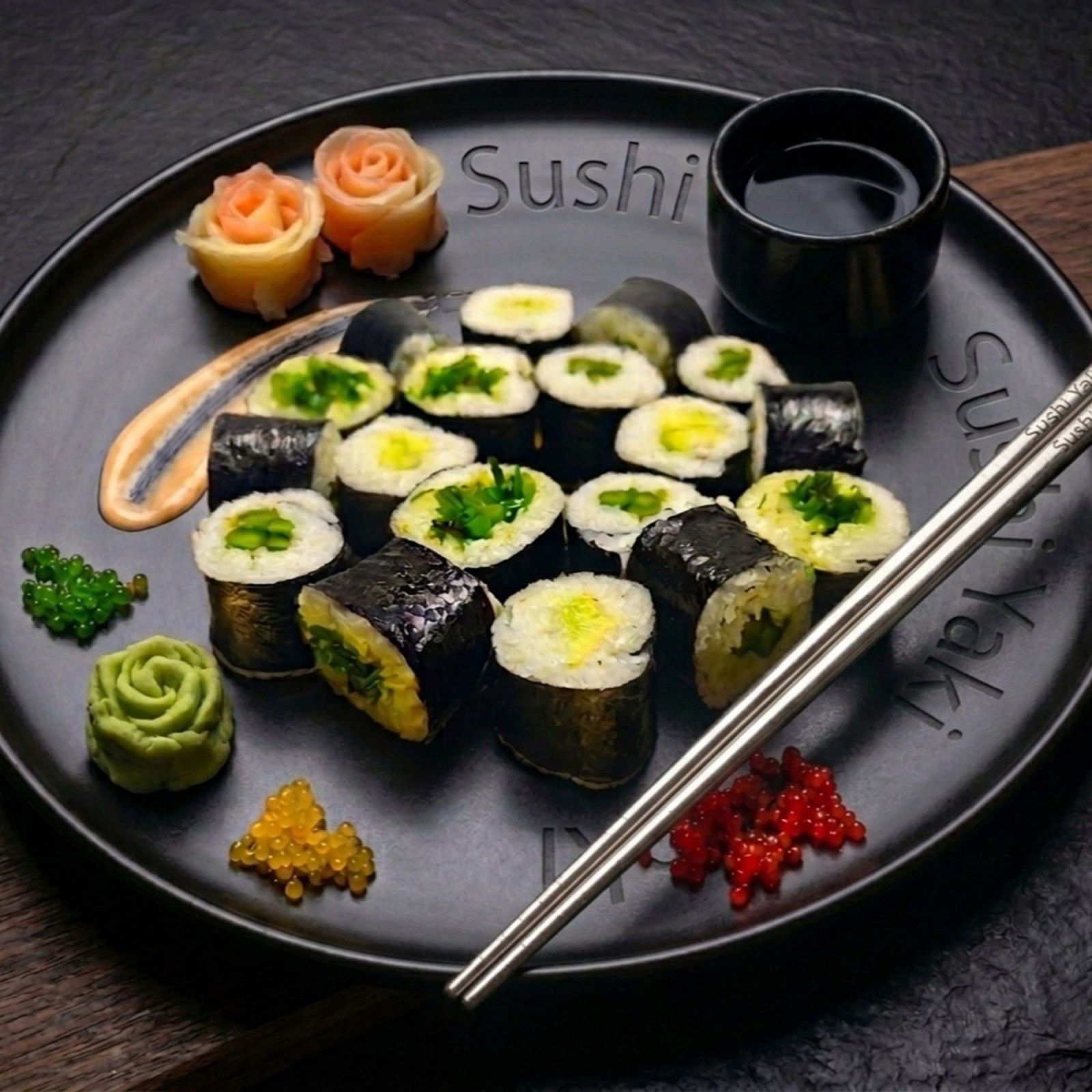 216- Sushi Yaki Vegan Set (18 Pcs.)