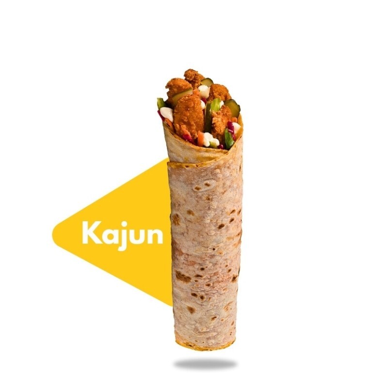 Cajun Tavuk Dürüm