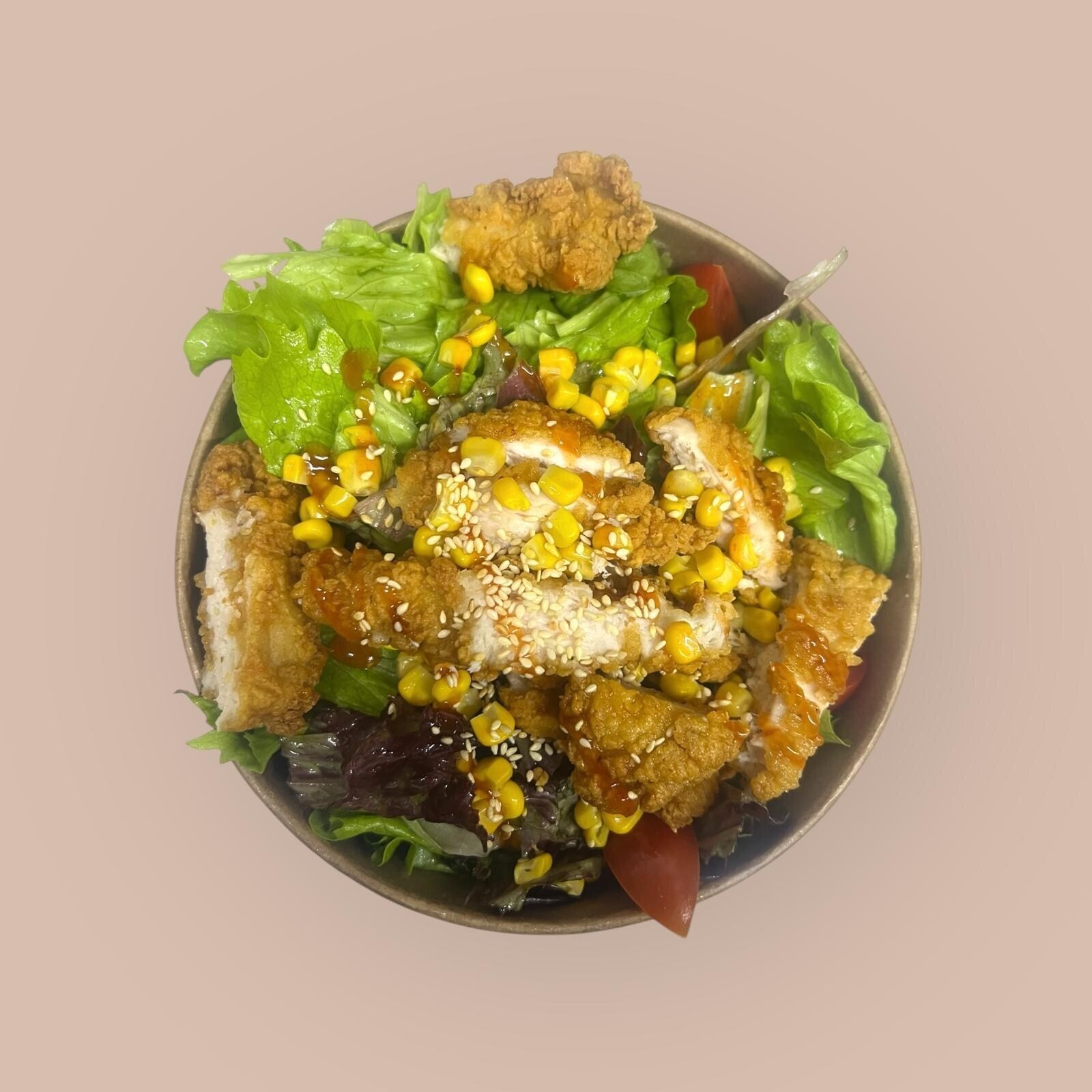 Çıtır Tavuk Salad