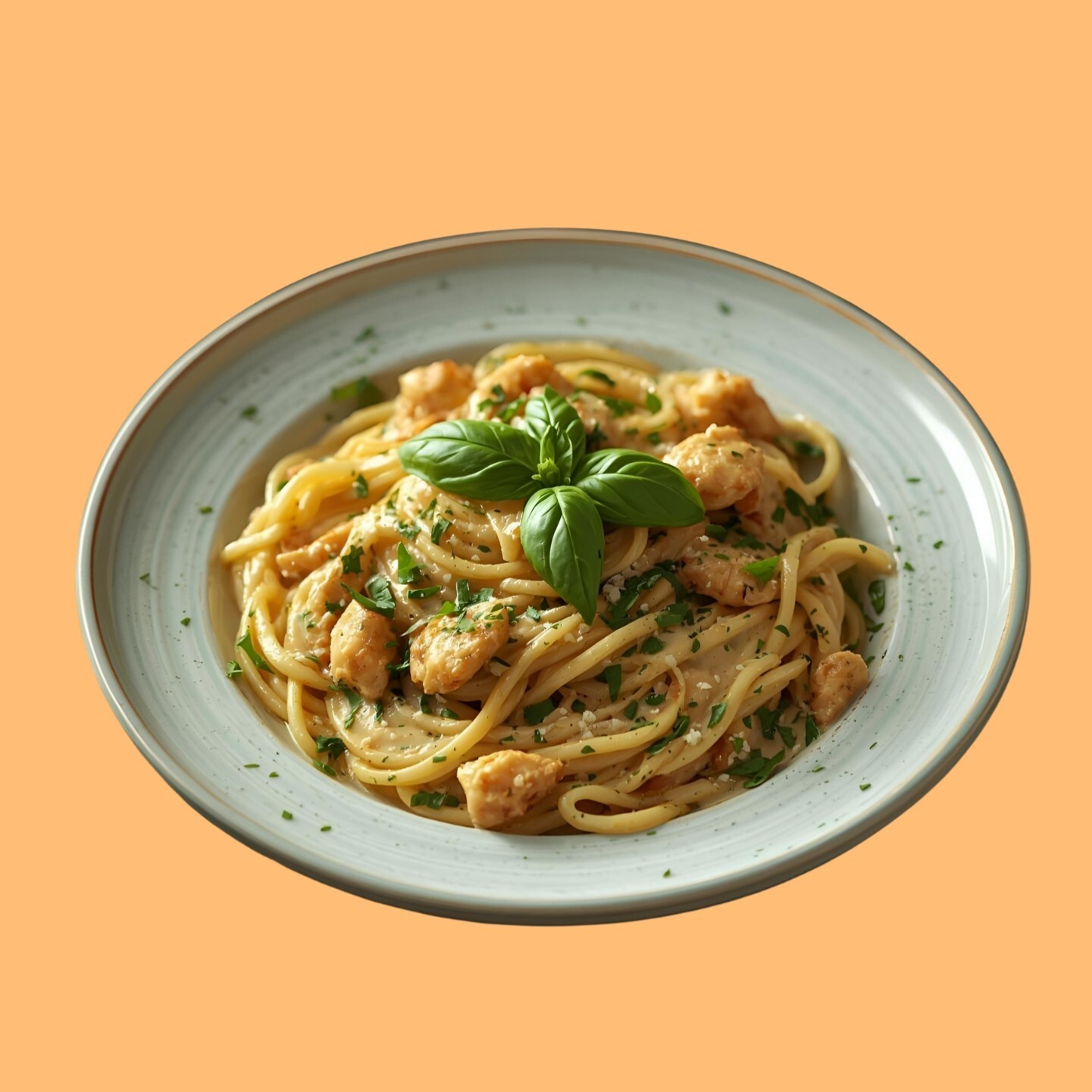 Fesleğen Tavuk Fettucine