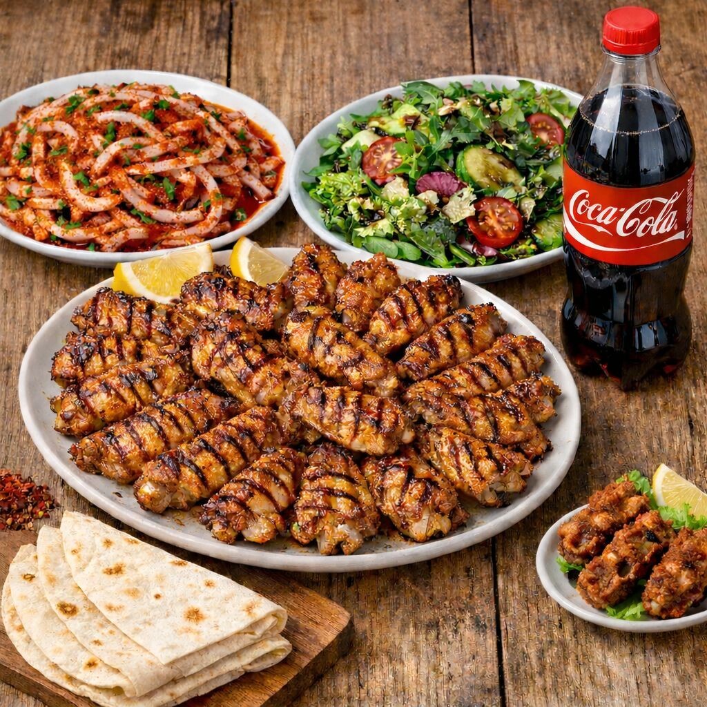 1 Kilogram Yaprak Kanat Menü