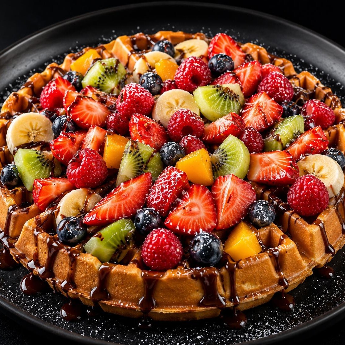 Orman Meyveli Waffle