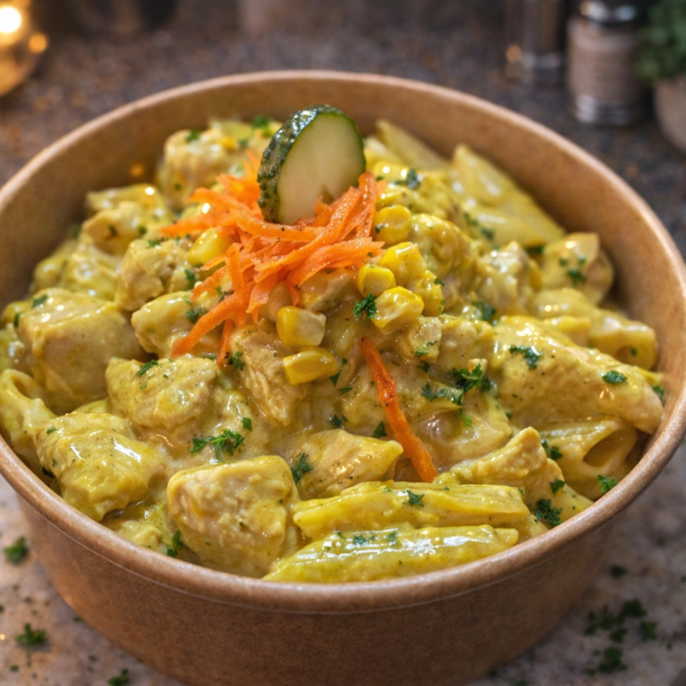 Köri Soslu Makarna (Küçük Boy)