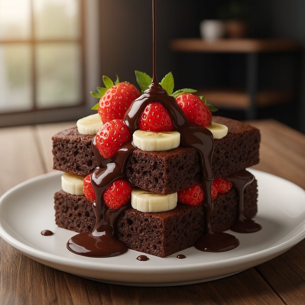Brownie waffle