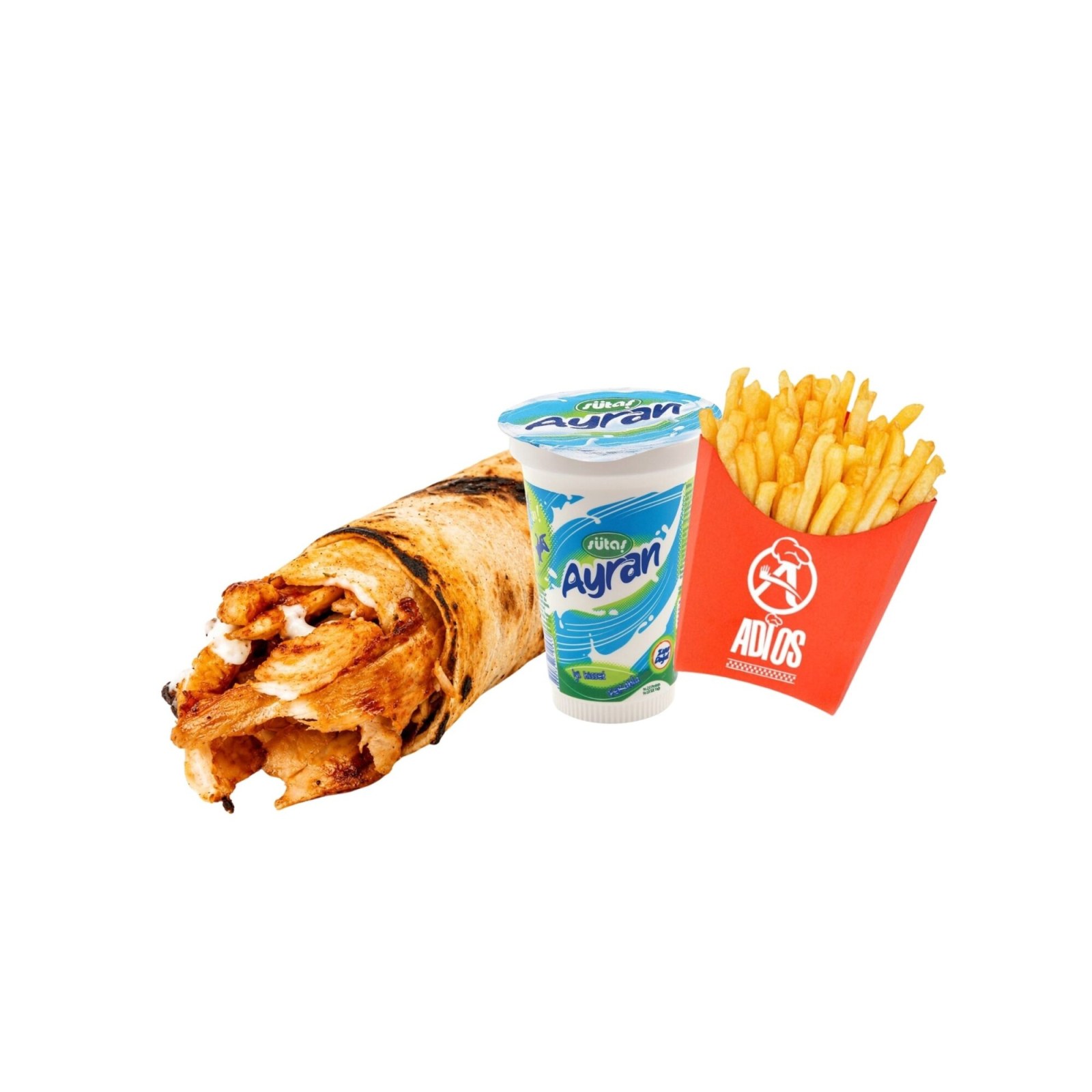 Ekonomik Tavuk Döner Dürüm Menü
