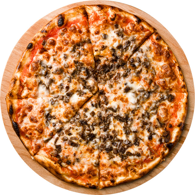 Kavurmalı Pizza (Büyük)