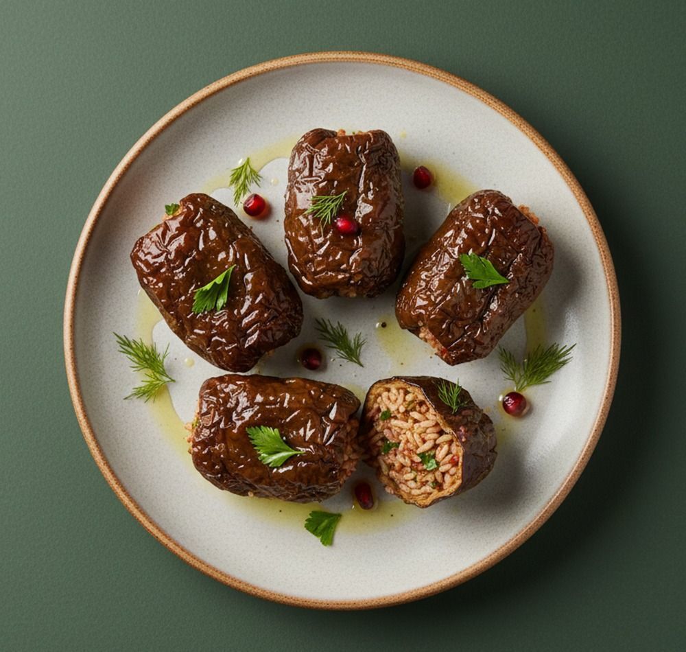 Zeytinyağlı Kuru Patlıcan Dolması (Porsiyon)