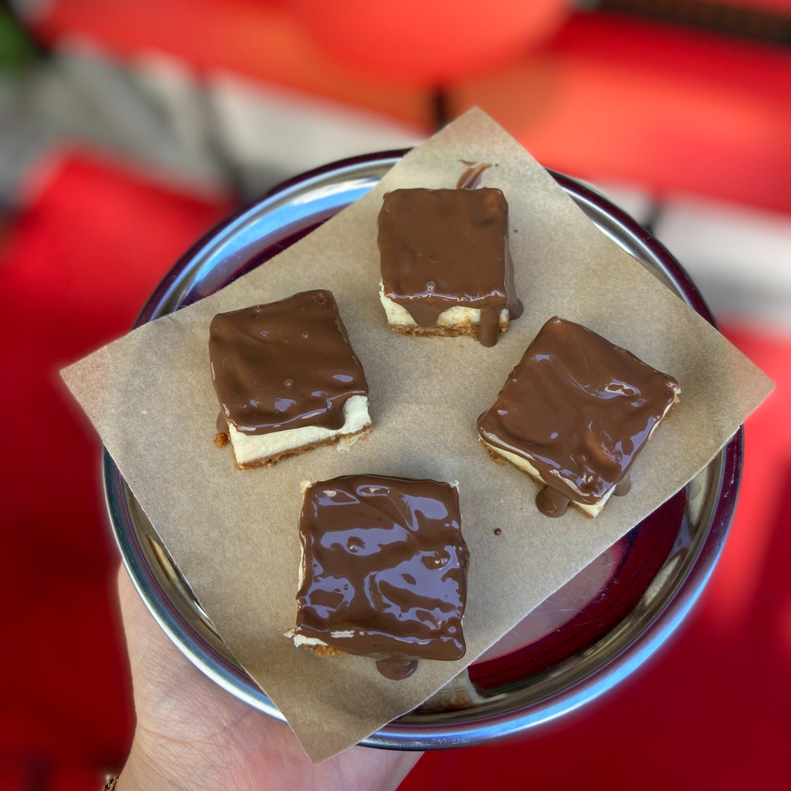 Mini Cheesecake (Sütlü Çikolatalı)