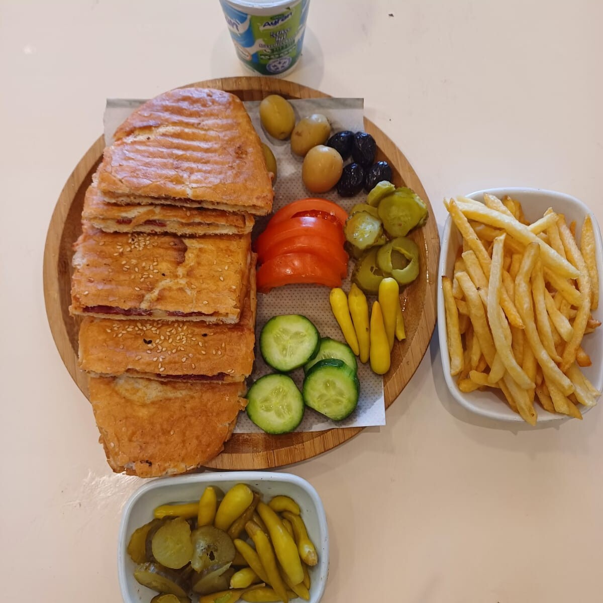 nutellalı muzlu ballı tost menü