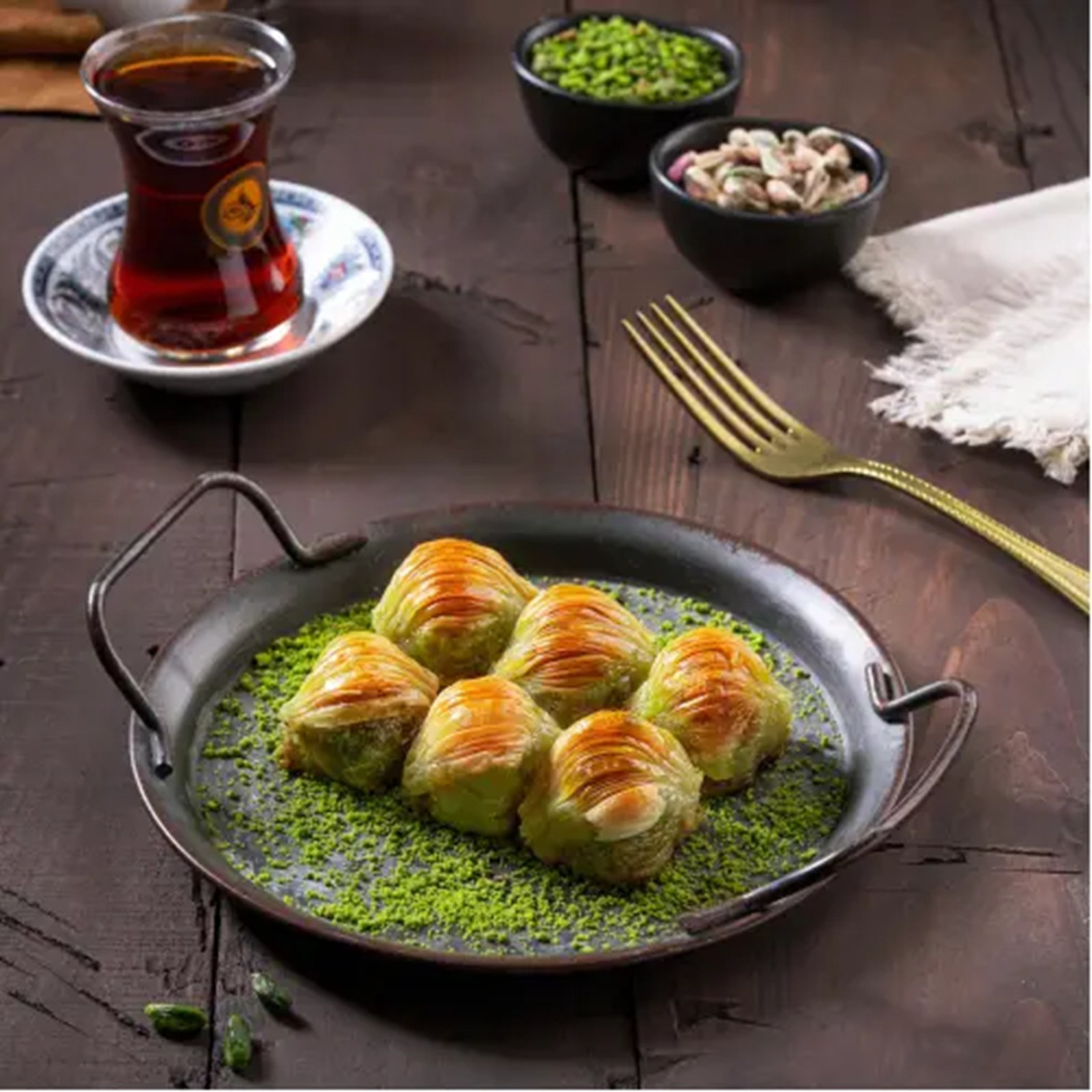 Fıstıklı Midye Baklava (250 gr)