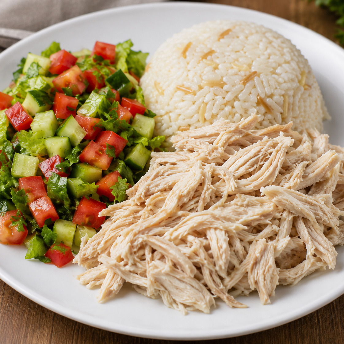 Tavuk Pilav (Salatalı)