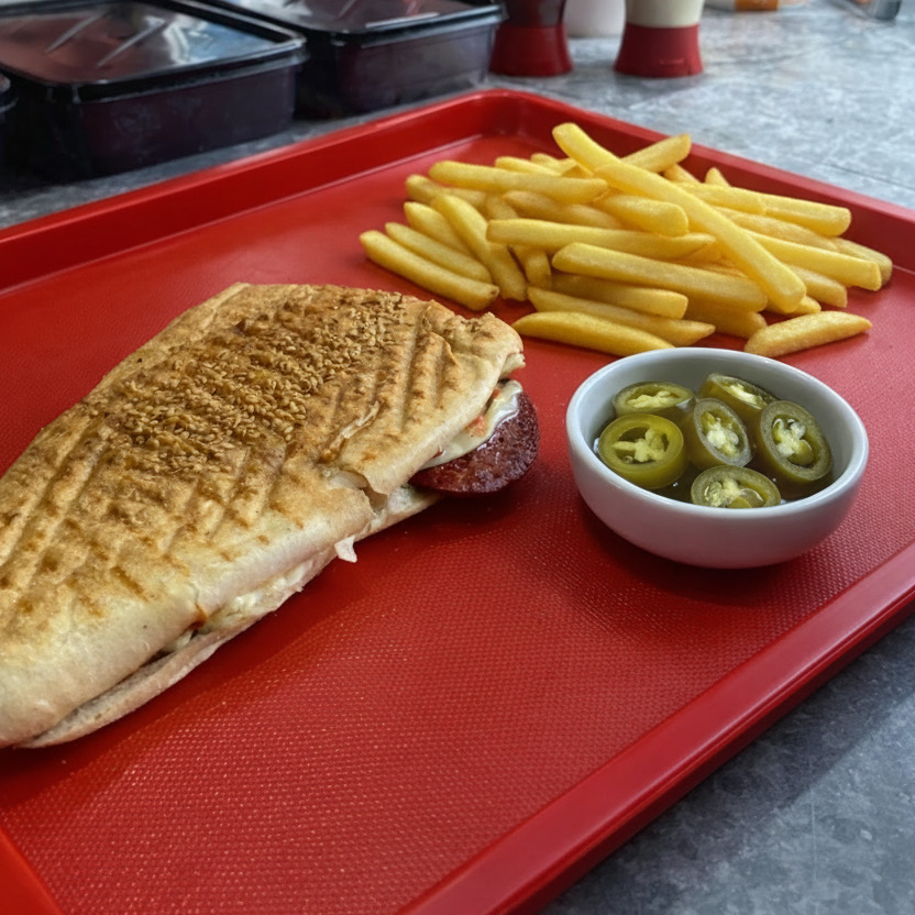Karışık Tost + Patates Kızartması