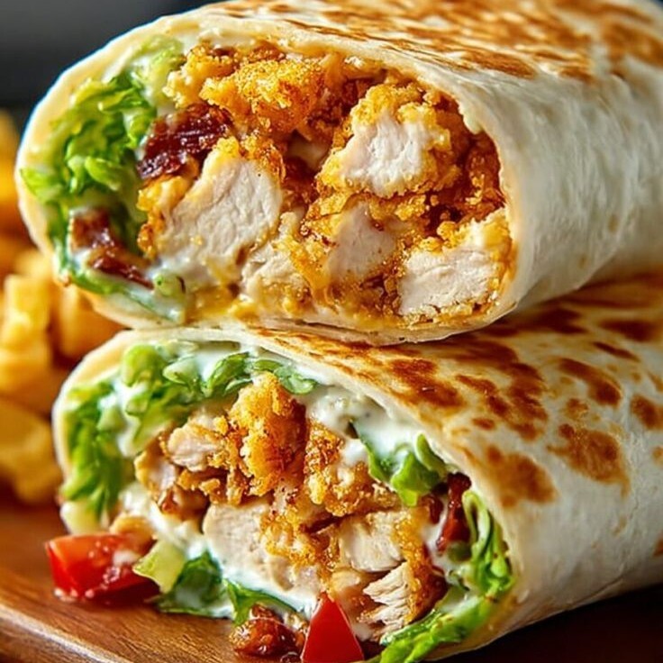 Çıtır Tavuklu Collazione Wrap Menü
