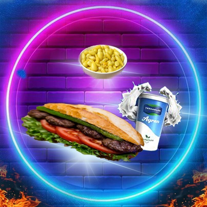 Tam Ekmek Köfte + Ayran